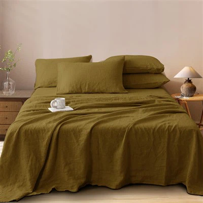 Lembaran katil linen 100